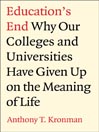 Education's End cover